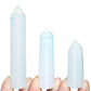 4-7cm Natural Crystal Point Column Energy Purification Reiki Healing Stone for Meditation Mindful Relaxation Home Decor Gift