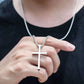 2025 New Religion Christian Simple Necklace for Women Men Virgin Mary Jesus Cross Pendant Chains Fashion Jewelry Length 60/70CM