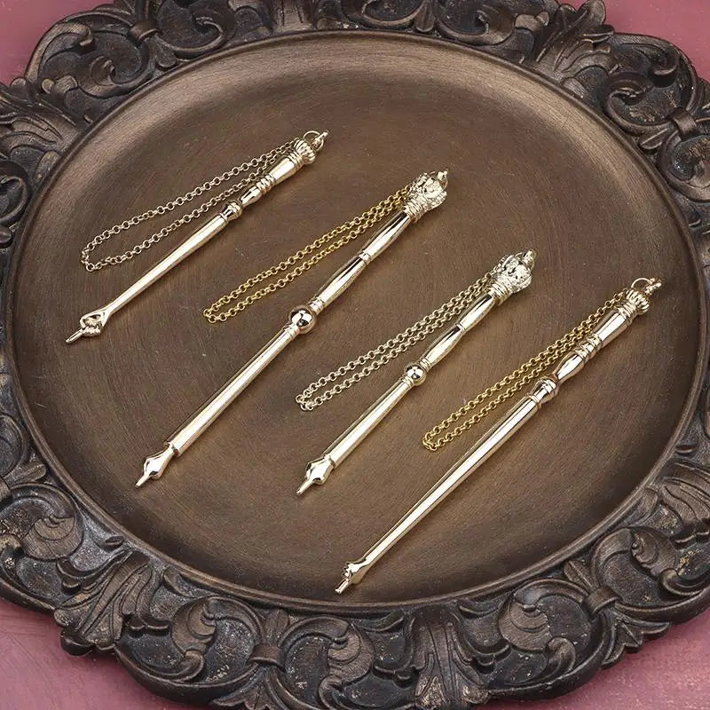Jewish Gifts Reading Tool Pointer With Chain Decorative Torah Scripture Bible Metal Tool Synagogue Book Metal Finger Tool