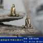 Micro Landscape Bronze Chinese Buddha Ancient Tea Ceremony Zen Moss Rockery Bonsai Sand Table Decorationfairy Garden Miniatures