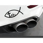 Car Sticker Motorcycle PVC Decals Christian Fish Jesus Family Cross Church Decorative Stickers Creative Decor Accessories #JT01