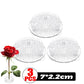 Round Ikebana Stem Holder Clear Flower Suction Cup Holder Flower Arranging Fixed Base Pot Vase Floral Rubber Bracket Home Decor