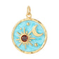 Bohemian Star Sun Moon Charms for Jewelry Making Cute Enamel Planet Gold Color Diy Earrings Necklace Bracelet High Quality