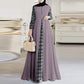 2024 ZANZEA Autumn Long Sleeve Plaid Checked Muslim Sundress Women Patchwork Maxi Dress Robe Femme Eid Mubarek Hijab Vestido