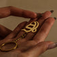 Punjabi Sikh Gold Keychain Pendant Gift 18K Stainless Steel Believer Faith Master Unique Symbol Religious Jewelry Souvenir