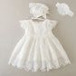 Hetiso Baby Girls Dress Long Sleeve Kids First Birthday Ball Gown Infant Dresses for Baptism Bridesmaid party 3-24 month
