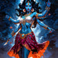 Hindu God Lord Krishna Shiva Ganesha Meditation Indian Traditional Artwork Poster Canvas Painting Wall Pictures Home Decor Gift