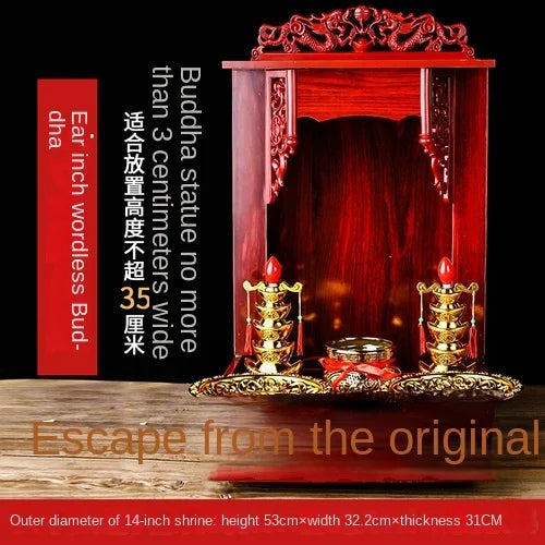 Buddhism Shrine Table, Household Statue Cabinet