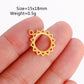 5Pcs Stainless Steel Moon&Sun&Star Charm Jewelry Making Accessories Supplies DIY Necklace Bracelet Celestial Pendants Findings