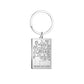 Dawapara Tarot Cards Keychains Stainless Steel Vintage Amulet Good Luck The Major Arcana Keyring Wiccan Jewelry