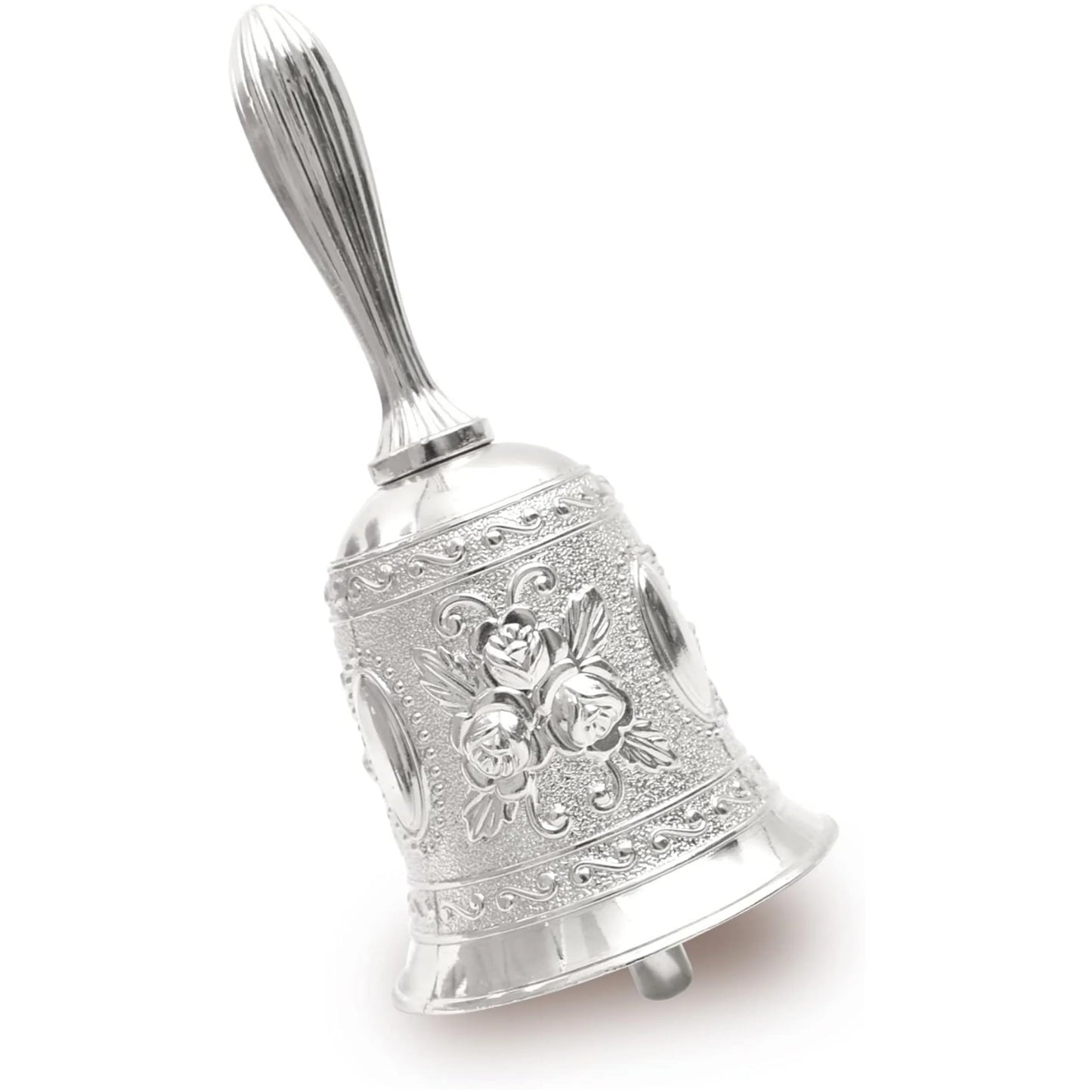 Retro Metalen Tone Hand Bel Metalen School Diner Shoptea Bell Hand Held Craft Bruiloft Decoratie Alarm School Kerk Klaslokaal