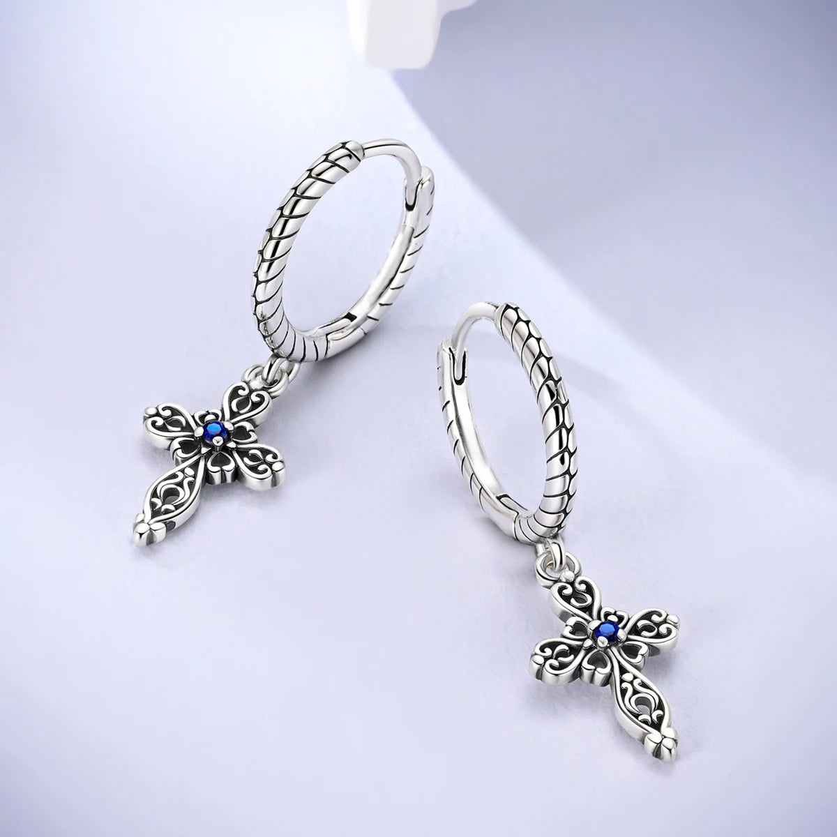 925 Sterling Silver Earrings Rings Necklaces Bracelets For Woman Cross Christianity Drop Earring Fit Charms DIY Fine Jewelry