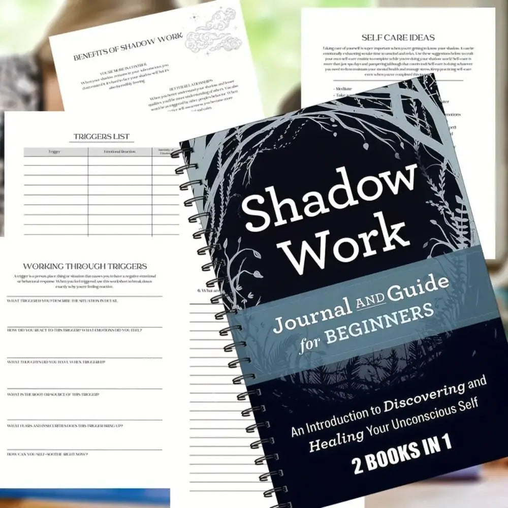 Flexible Shadow Work Journal and Guide Mindfulness Self-understanding Daily Practice Book Inner Peace 10 Minutes a Day