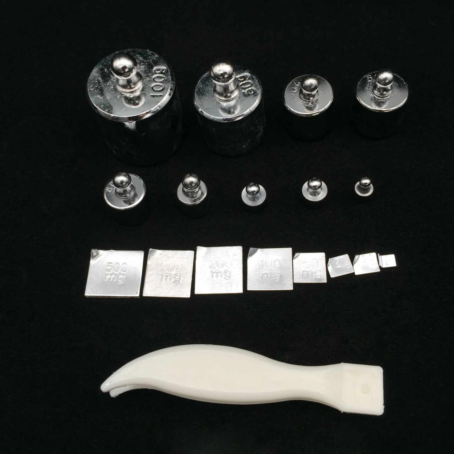 17Pcs Grams Calibration Weight Set M1 M2 10mg-100g Precision Digital Scale Weights Set Jewelry Scale Balance Weighting Tools