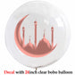 Custom Umrah Mubarak Balloon Helium Eid Balloons Sticker Muslim Islamic Festival Party DIY Decor Ramadan Kareem Decorations