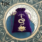 6pcs Velvet Moon Sun Tarot Storage Bag Board Game Cards Embroidery Drawstring Package Witchcraft Supplies for Altar Tarot Pouch