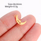 5Pcs Stainless Steel Moon&Sun&Star Charm Jewelry Making Accessories Supplies DIY Necklace Bracelet Celestial Pendants Findings