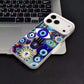 Blue evil eyes Phone Case for iPhone 17 16 15 14 13 12 11 Pro Max 16E iphone Air shock-proof rear cover anti-fingerprint