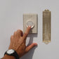 Vintage Door Mezuzah Metal Mezuzah Ornament Judaica Door Scroll Decor Plaque Adorn Mezuzah Religious Gift For Jewish Door Case