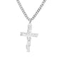 Stainless Steel Jesus Cross Necklace For Women Men Gold Color Caravaca Angels Crucifix Charm Choker Rapper Jewelry Hip Hop Gift