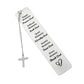 Religious Stainless Steel Bookmarks with Charms，Durable Page Markers for Christians, Bible Readers & Gift - Givers