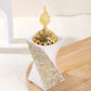 Exquisite rotating square household incense burner decoration ornament black and white incense burner ornament