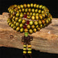 Natural Sandalwood Bracelet Men Buddhist Buddha Meditation Bead Bracelet For Women Prayer 108 Beads Rosary Hanging Decoration