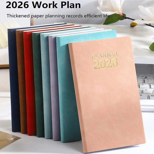 2026 Daily Planner,365 Days Time Management Notebook A6 Size Pocket Daily Organizer for Goal Tracking&Productivity student offic