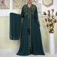 New Style Women Muslim Dress Chiffon Open Abaya 2024 Dubai Women Elegant Dress Islamic Clothing Zipper Cardigan Abaya With Scarf