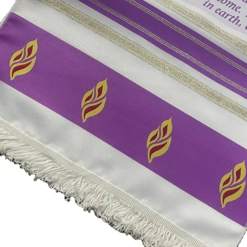 Wholesale 165*36cm Fire Print Tallit Prayer Shawl Israel Praying Scarfs Priez Wraps Jewish for men women priest