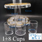 Acrylic Kiddush Wine Fountain & Decanter Set - Kosher Ceremonial Pourer for Jewish Holidays & Shabbat Celebrations