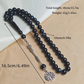 Muslim rosary 10mm 45 acrylic imitation beeswax starlight single ear bracelet TASBIH, Middle Eastern prayer rosary