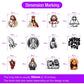 Jesus Bible God Christian Stickers Art DIY Gift Decal for Laptop Phone Scrapbook Luggage Bottles Decorative Graffiti Waterproof