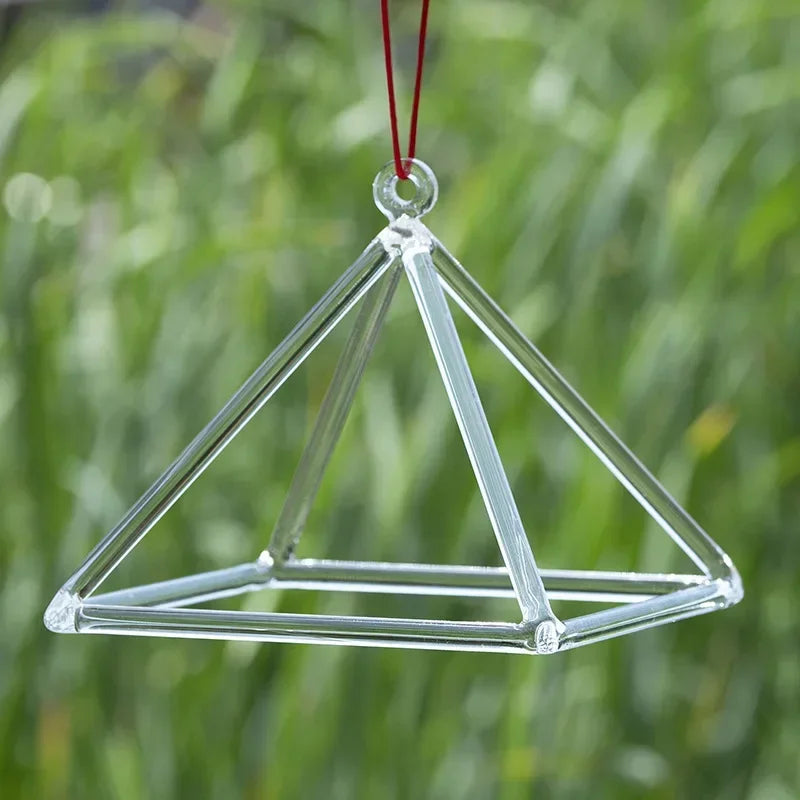 Clear Crystal Singing Pyramid Professional Quartz Tower Singing Bowl Yoga Meditation Sound Healing Percussion Instruments Gifts