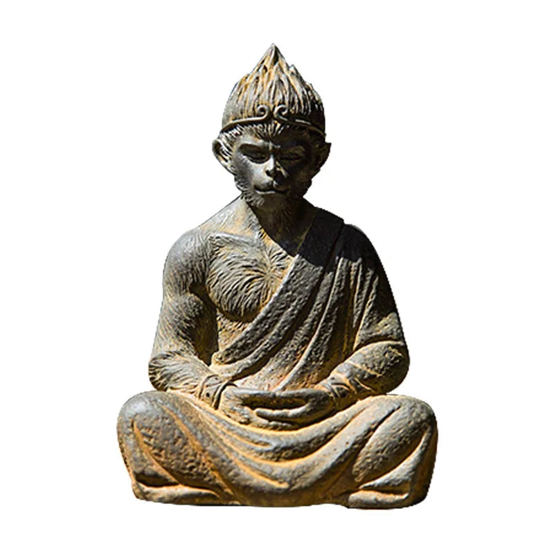 Sun Wukong Monkey New Chinese Fighting Saint Buddha Qitian Great Saint Desktop Cast Iron Ornament Home Tea Pet