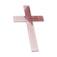 Religious Orthodox Aramaic Cross Aramaic Lord's Prayer Big Hanging Cross Acrylic Mirror Silver God Bless Baptism Church Paryer