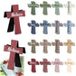 12/16/24PCS Plastic Bible Magnetic Bookmarks Double-Sided Cross Shape Page Marking Bookmark Durable Construction