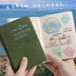 No Anxiety Pleated Leather Face Book A6 Blank Thickened Pocket Notebook Stamp Collection Diary Travel Stamp Book