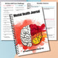 1SET Spiral Notebooks Daily Mental Health Journal, Self-Care, Meditation & Emotional Tracking Diary for Men and Women, Anxiety R