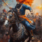 Khalsa Sikh Bold Warrior Retro Religion Poster Print Wall Art Pictures Canvas Painting Living Room Bedroom Home Decor Gift