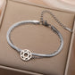 Dawapara Star of David Bracelet Jewish Prayer Judaica Hexagram Charm Protection Amulet Couple Gift Stainless Steel Jewelry