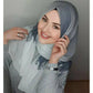 Muslim Fashion Chiffon Hijab Abaya Hijabs For Woman Women Jersey Dress Abayas Turbans Scarf Turban Head Instant Undercap Shawl
