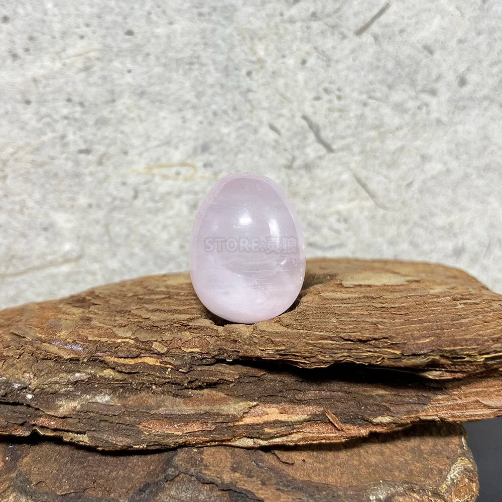 EG1-7 Mini Natural Stone Egg, Small Polished Egg Shaped Stone for Meditation Stress Relief Fidget Palm Desk Decor Gift