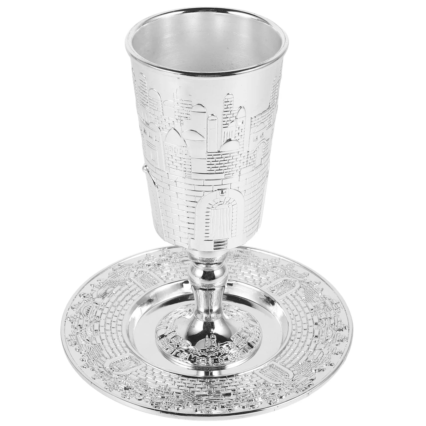 Jewish Holy Grail Havdalah Goblet Cup Silver Kiddushs Shabbos Holiday Shabbat Decorations Passover Crafts