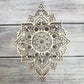 Wooden Flower Of Life Natural Symbol Sacred Geometry Ornaments Home Decoration Chakra Carved Coaster Wood Sign Wall Kitchen DIY