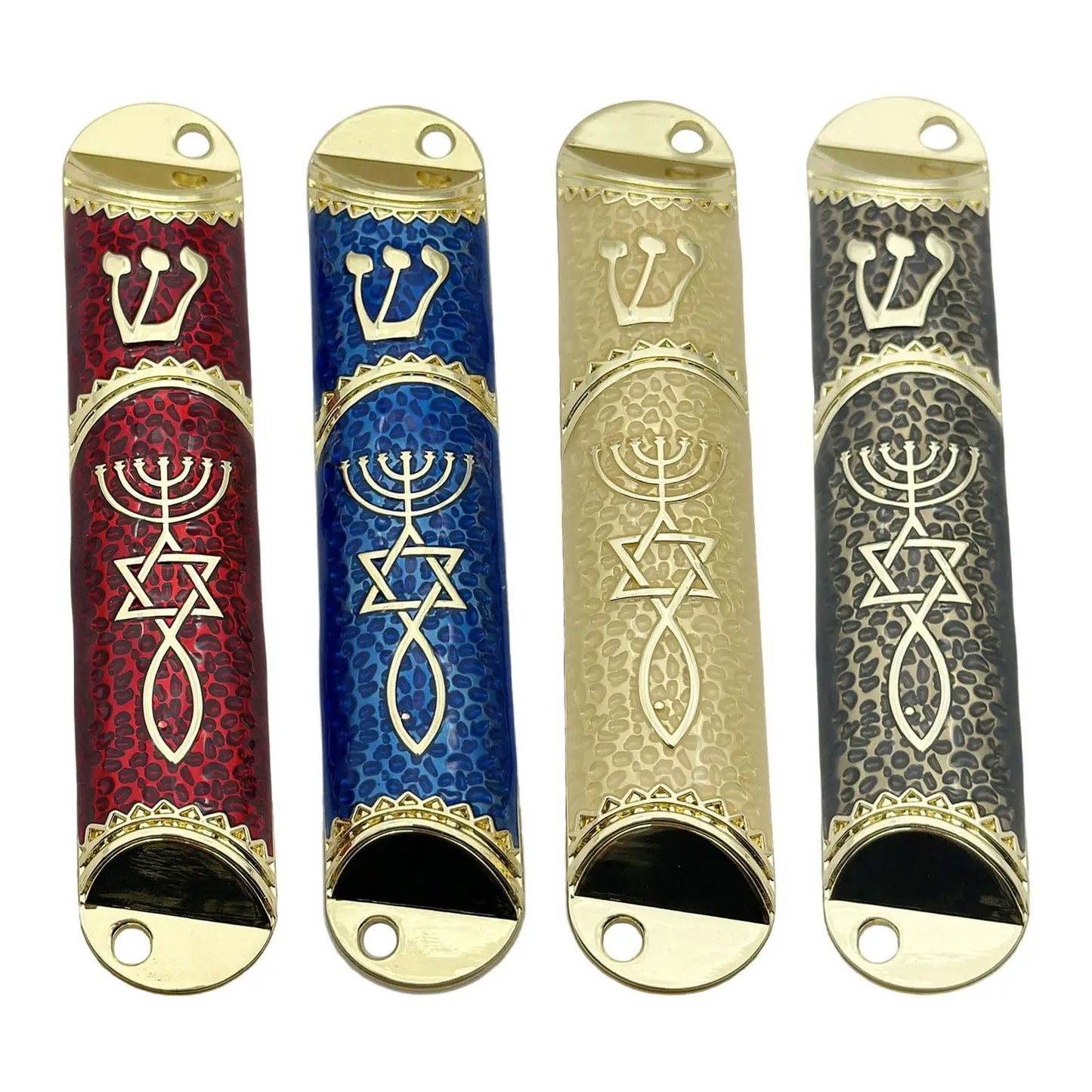 10.6cm Door Mezuzah Case Symbol of Prosperity Handcrafted Front Door Decoration for Welcoming and Protection Multipurpose