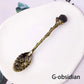 Natural Crystal Tumbled Stone Spoon Magic Energy Divination Halloween Spirit Souvenir Gift Home Decor Christmas Graduation Gift