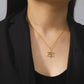 LIKGREAT Star Of David Necklace Menorah Candles Hebrew Jewish Jewelry Israel Faith Lamp Hanukkah Pendant Necklace Amulet Gift
