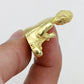Pure Brass Old Sakyamuni Buddha Statue Home Decoration Miniature Statue Small Ornaments