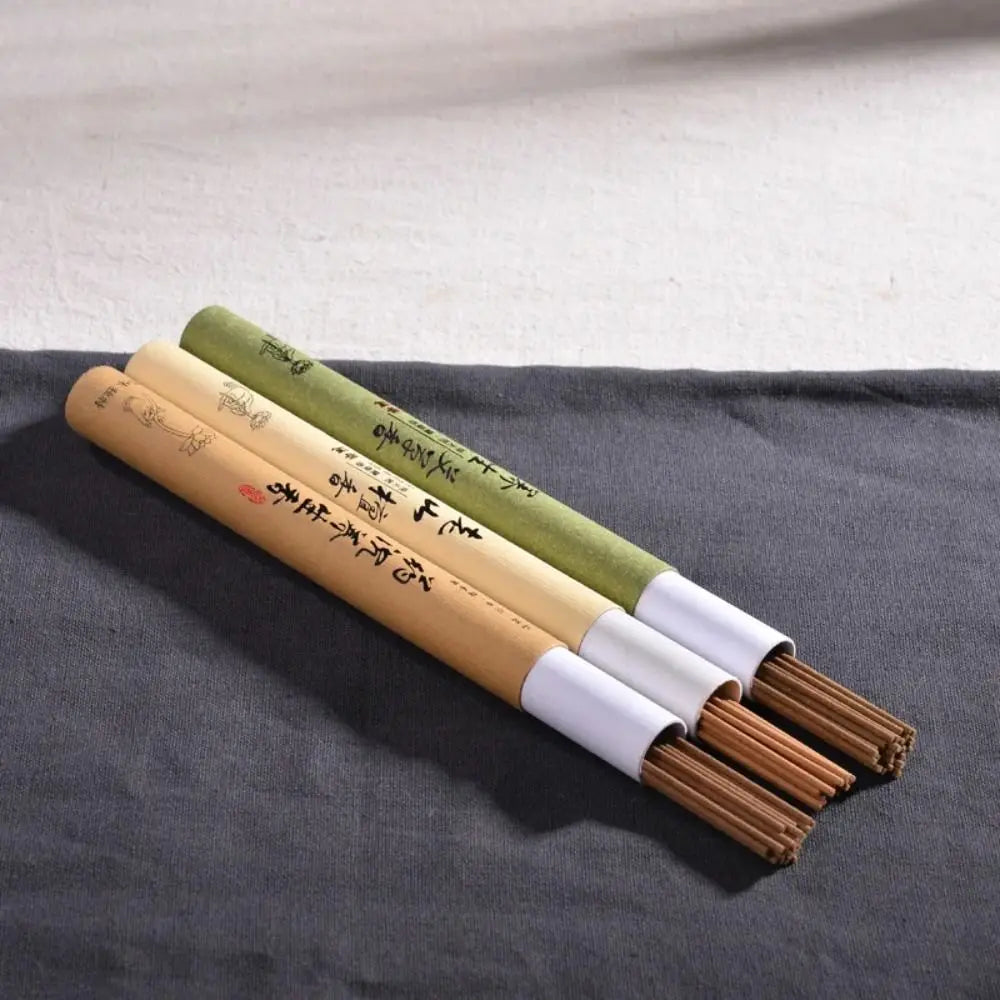 1/2Box Sandalwood Mugwort Scent Incense Stick Tranquilize Mind Home Office Bedroom Refreshing Scent 20g/Box Natural